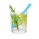 Set Appetito Silicone Cocktail Straws with Brush 5pcs