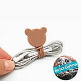 5pcs Holder Cable Ties Winder Earphone Cord Organiser Cable Clip Headphone Clip