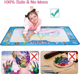 Magic Water Doodle Mat Large Drawing Coloring Painting Writing Board Kids Toy