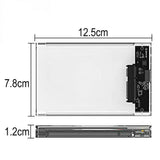 Transparent 2.5 inch USB 3.0 External Hard Drive HDD Enclosure Case SATA