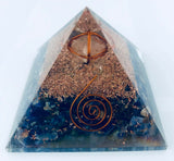 Merkabah Orgonite Pyramid Sodalite Metatron Cube Sacred Geometry