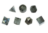 7 Pieces Labradorite Sacred Geometry Heiki Crystal Healing Spiritual Meditation