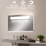 Magnetic LED Reading Desk Lamp Table Stepless Dimming Hanging Night Light