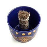 Wild Scents Pentacle Ceramic Smudge Bowl