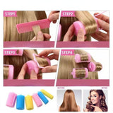 12x Hair Styling Rollers Curlers Twist No heat Sponge Foam Cushion HeatlessMagic