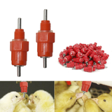 50x Water Nipple Valves Auto Drinker Waterer Feeder Poultry Chicken Duck Bird