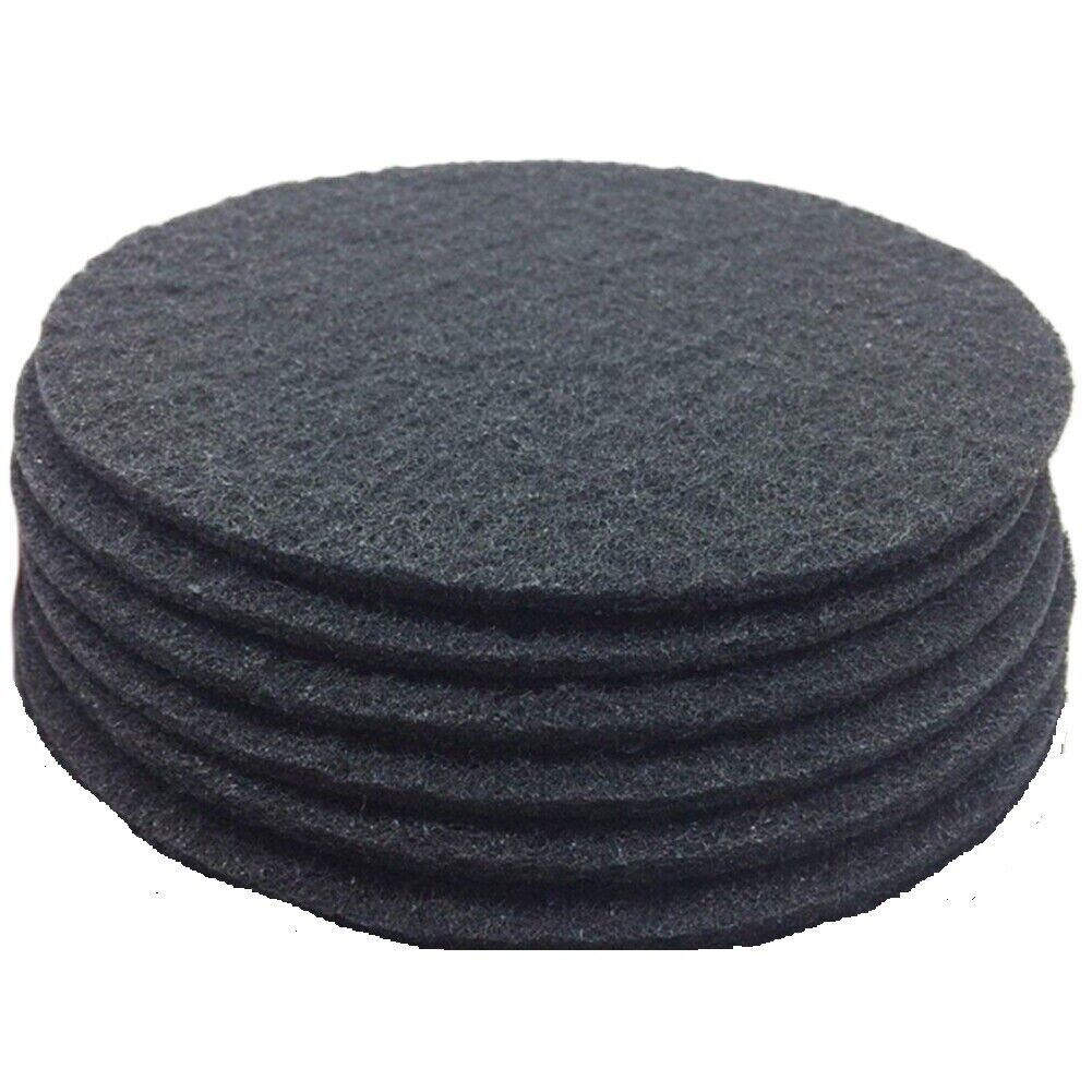 6x Compost Bin Charcoal Filters Round Sheets Indoor Kitchen Compost Re ...