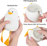 Cute Duck Night Light USB LED Rechargeable Silicone Kid Baby Room Lamp Xmas Gift