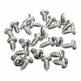 200pcs M4 304 Stainless Steel Self-Tapping Screws Assorted Kit Pan Head Set