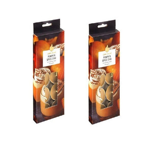 2 Pack Tealights Candles Scented Pumpkin Spice Chai 4 Hour Décor Party Wedding