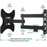 Corner TV Wall Mount Bracket Tilt Swivel 32 37 40 42 50 52 55 Plasma LCD LED