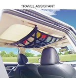 Universal Car Ceiling Storage Net Car Roof Cargo Net Mesh Storage Bag Campervan