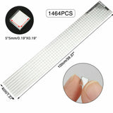 New DIY Mini Mosaic Tiles Adhesive Square Mirror Glass Wall Sticker Decor Silver