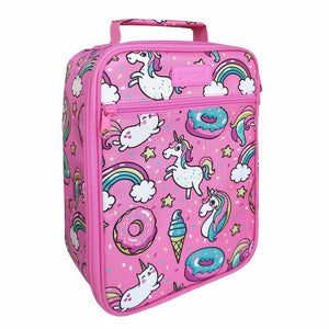 SACHI Insulated Kids Lunch Box Tote Bag Camo Green/Butterflies/Unicorns/Space