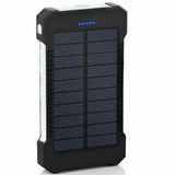 Portable Power Bank Solar Panel Dual USB External Battery Pack Charger 10000mAh