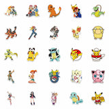 50x Pokemon Go Friends Pikachu Vinyl Decal Mix Kid Stickers Laptop Phone Bottle