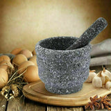 Black Resin Mortar & Pestle