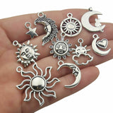 70PCS Bulk Tibetan Silver Mixed Charms Pendant Jewelry DIY Making Craft Findings