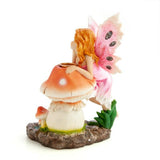 Fairy Mushroom Backflow Smoke Incense Burner Cones Holder