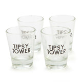 Tipsy Tower Drinking Game Set Party Fun Drink Group Friends Shot Glasses