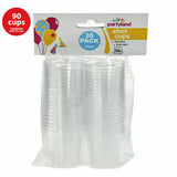 90 BPA Free Clear Plastic Party Shot Cups Mini Cup Glass Reusable 30ml