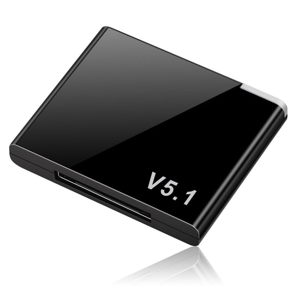 Bluetooth 5.1 Music Audio Adapter Receiver 30 Pin Dock Speaker for iPhone iPod