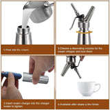 Cream Whipper Whip Coffee Dessert Butter Dispenser Chargers Foam Whipped 500ml