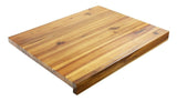 Wood Acacia Reversible Chopping Cutting Board Rectangular Size 60 x 50 cm