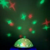 Music & Galaxy Starry Night Light Projector Star Sky Party Lamp W/ LCD Clock