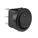 10x Blue Light LED 12V Car Boat Truck Round Rocker Toggle ON/OFF Round Switch