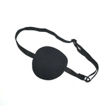 Eye Patch Eye Shade Medical Use Concave Washable Adjustable Strap Black Strap