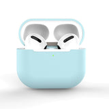 Silicone Gel Case For Apple Airpods 3 Protective Cover Skin Shockproof -Sky Blue
