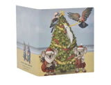 8pk Christmas Greeting Card & Envelope Australian Animal  Xmas Card Gift