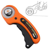 10pcs Rotary Cutter 45mm Quilting Roller Fabric Cutting Tool Optional Blades