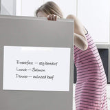 Fridge Magnetic Whiteboard A4 + Board Pen Marker Eraser Memo Reminder Magnet A4