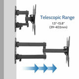 Corner TV Wall Mount Bracket Tilt Swivel 32 37 40 42 50 52 55 Plasma LCD LED