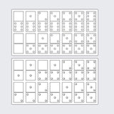 Silicone Dominoes Game Toy Making Mold Resin Epoxy Mould Casting Craft