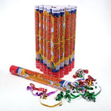 2 Pcs Party Popper Twist Release Cannon Launcher Confetti multicolour 40cm