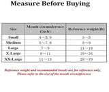 Adjustable Soft Dog Muzzle Air Mesh Training Dog Muzzles Biting Barking - Size S