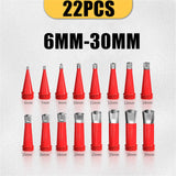 22pcs Caulking Caulk Nozzle Applicator with Base Kits Sealant Finishing Tools