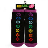 Unisex Socks Chakra Meditation Print Non Slip Warm Thick Socks