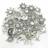 70PCS Bulk Tibetan Silver Mixed Charms Pendant Jewelry DIY Making Craft Findings