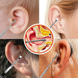 7pcs Earwax Removal Set Ear Pick Wax Cleaner Earpick Curette Remover Stainless Steel