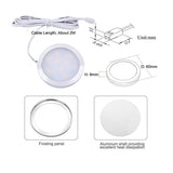 4x 12V LED Down Light Cabin Ceiling Lamp Caravan Camper Trailer Car Cool White