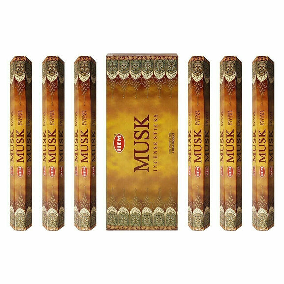 HEM Hexa Musk Incense Scents Meditation Aroma Fragrance 120 Sticks