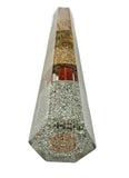 Tigers Eye Orgonite Obelisk Generator Crystal Orgone EMF Protection Energy