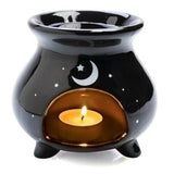 Candle Oil Burner Witches Brew Cauldron Ceramic Bowl Aromatherapy Oils Wax Melt
