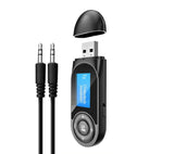 USB Bluetooth 5.0 Transmitter Receiver Audio Adapter AUX 3.5mm TV CAR PC Speaker