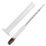 Alcohol Hydrometer Distilling 0-100% Meter with Measuring Cup 100ml