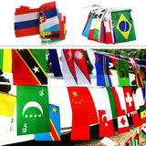 100 Countries String Bunting Flag International World Flags Bar Party Banner 25m - Multi